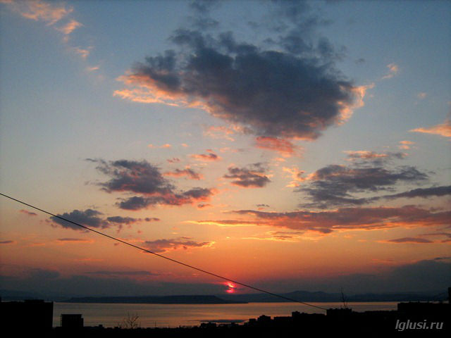 закат из моего окна.Владивосток.lglusi.ru