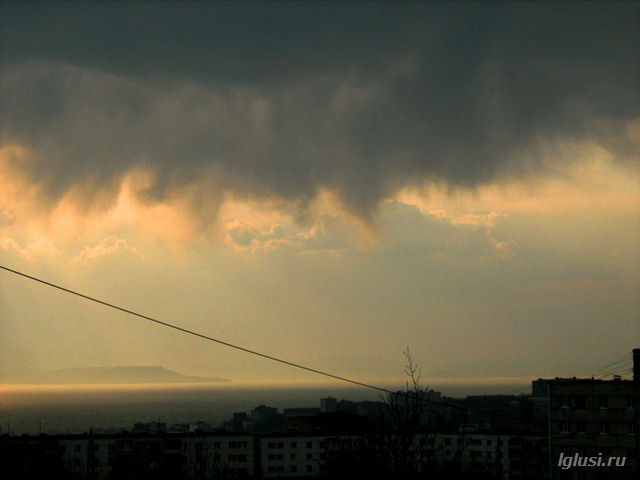 закат из моего окна.Владивосток.lglusi.ru