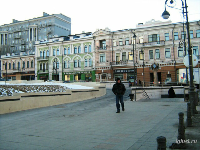 /  Владивосток, зима,центр