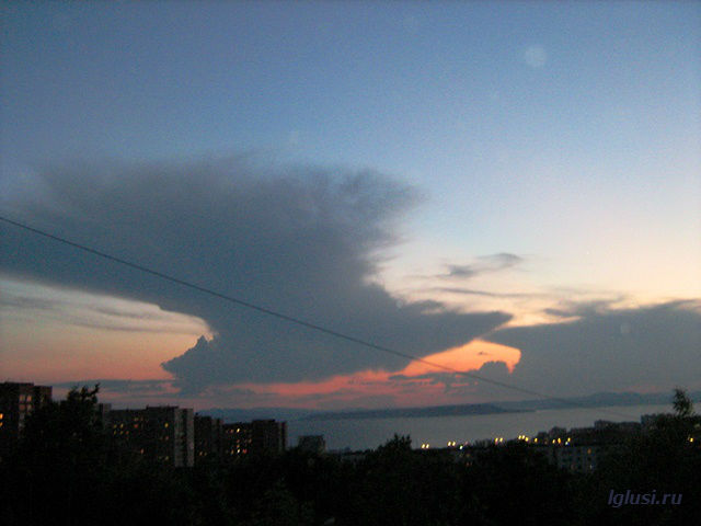 закат из моего окна.Владивосток.lglusi.ru