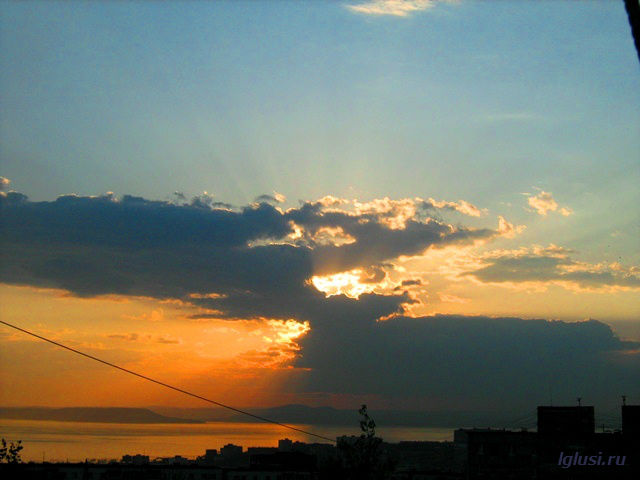 закат из моего окна.Владивосток.lglusi.ru