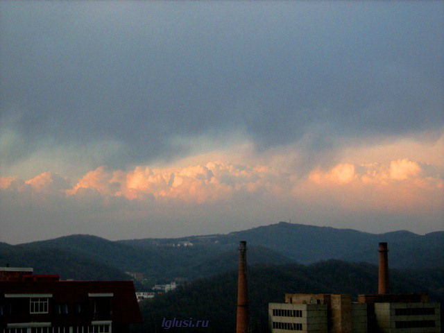 закат из моего окна.Владивосток.lglusi.ru