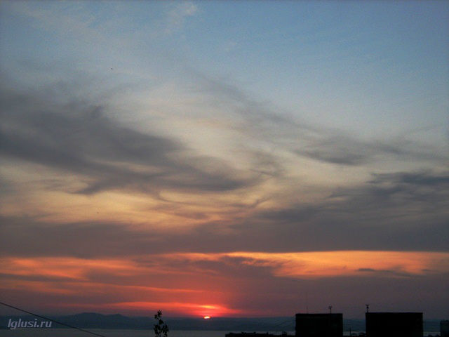 закат из моего окна.Владивосток.lglusi.ru